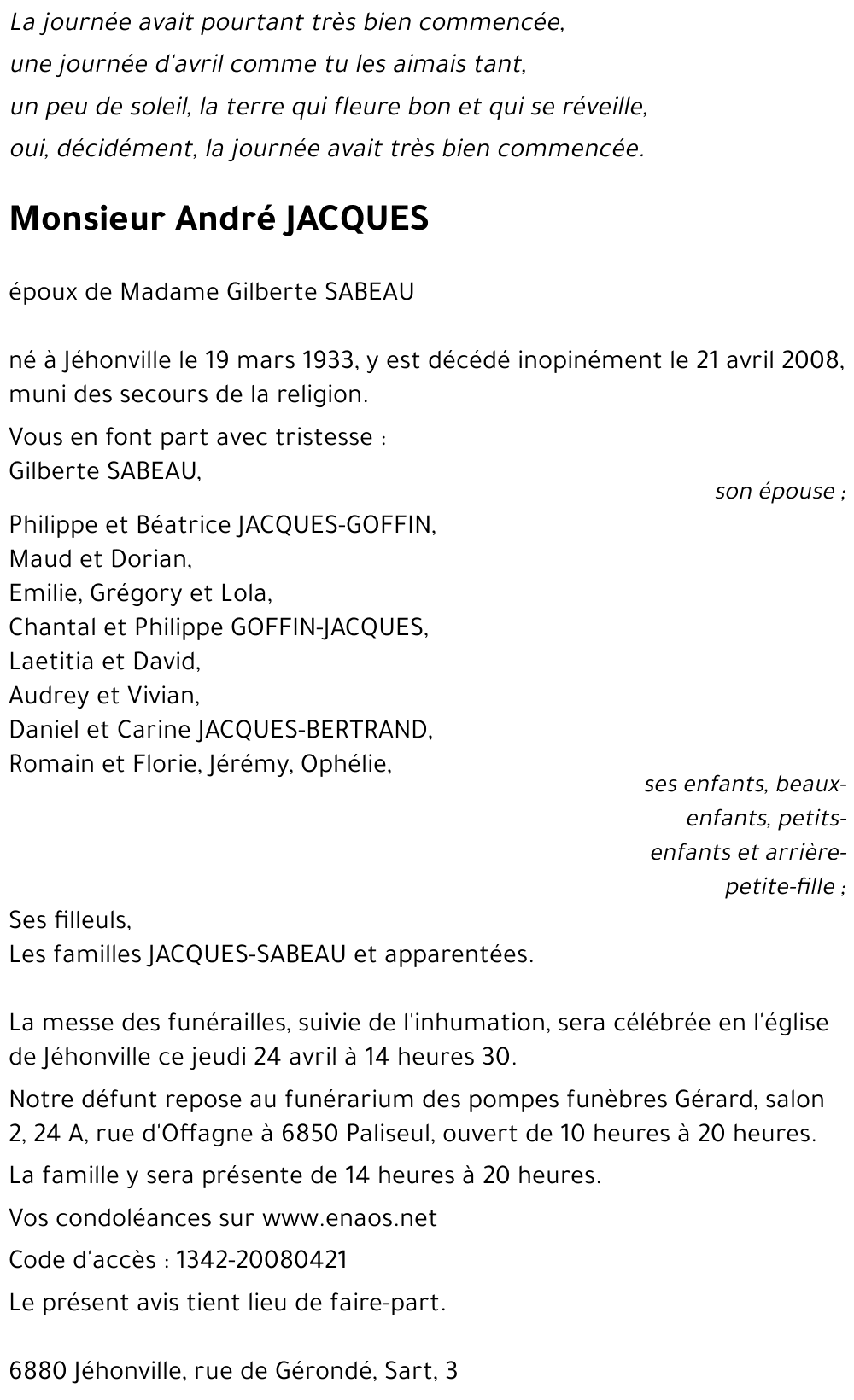 André JACQUES