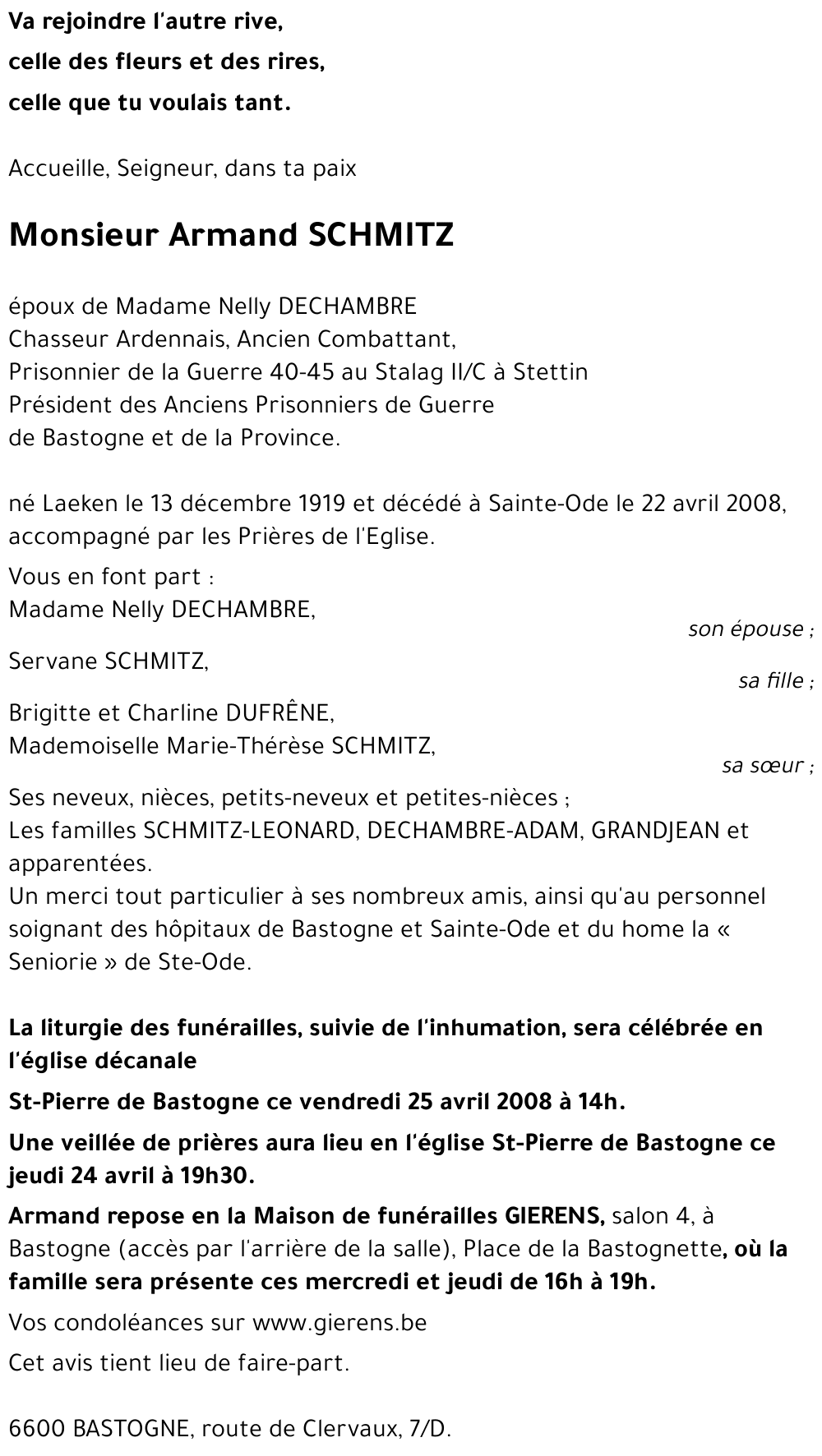 Armand SCHMITZ