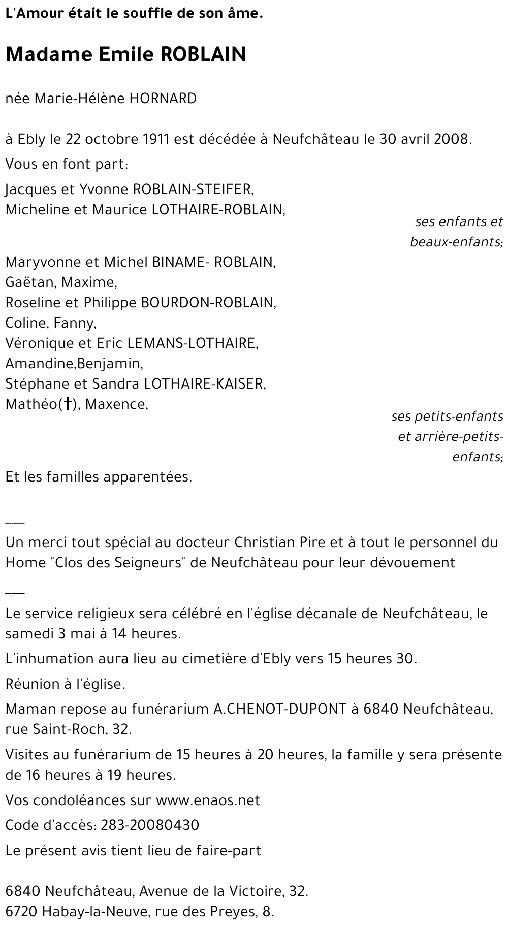 Emile ROBLAIN