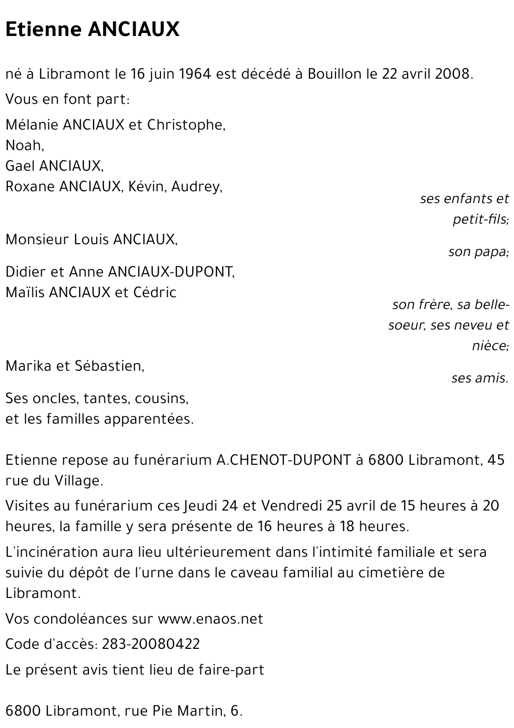 Etienne ANCIAUX
