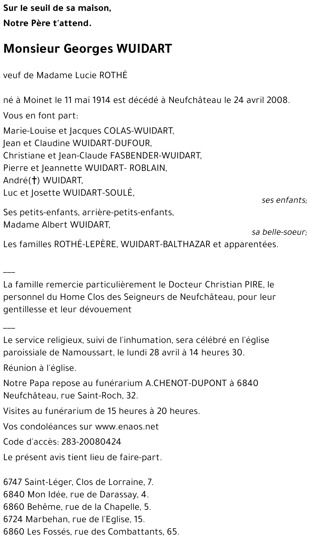 Georges WUIDART