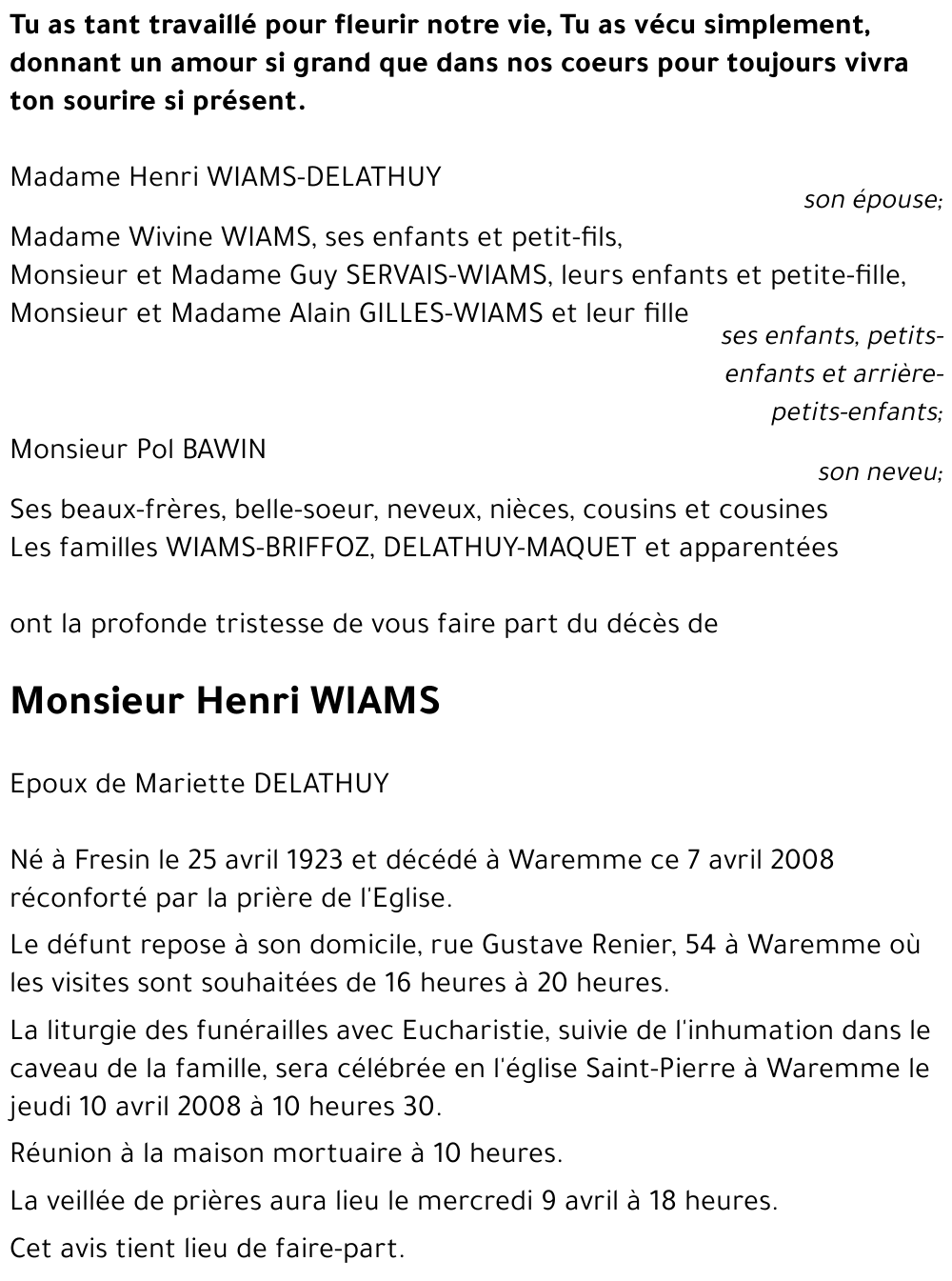 Henri WIAMS