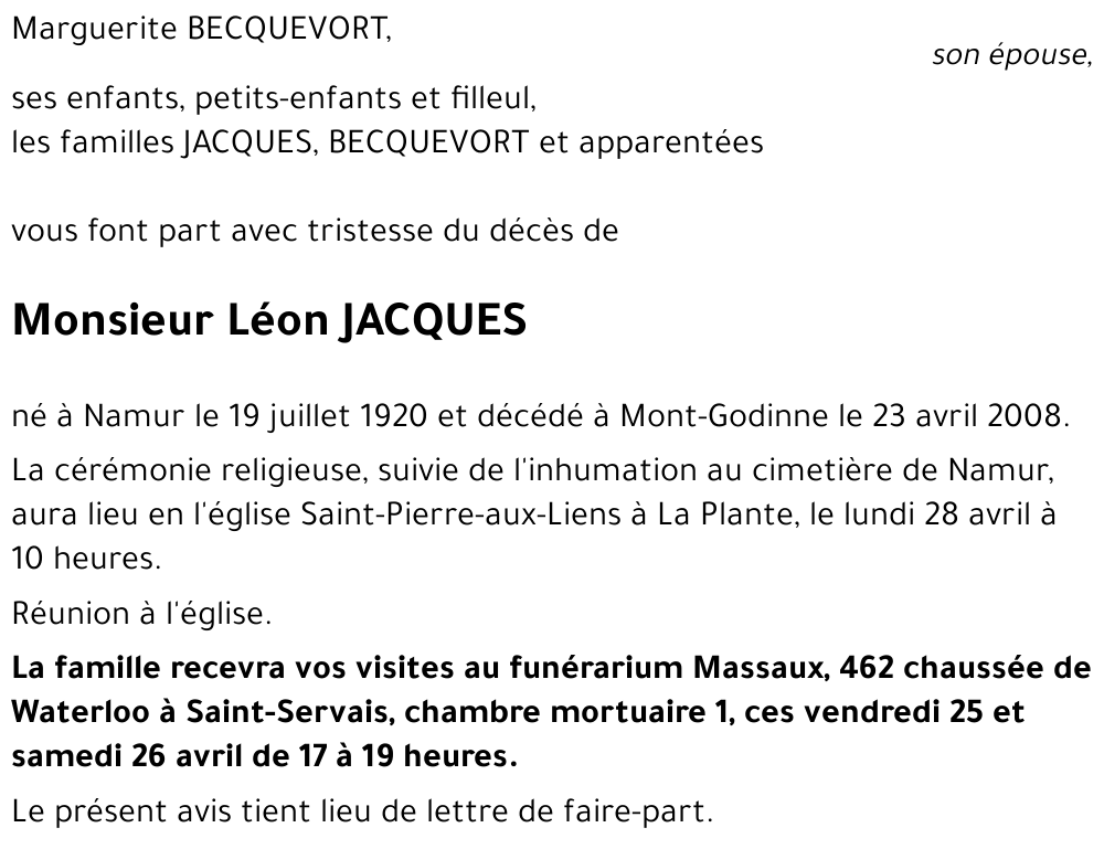 Léon JACQUES