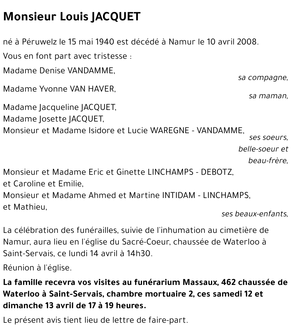 Louis JACQUET