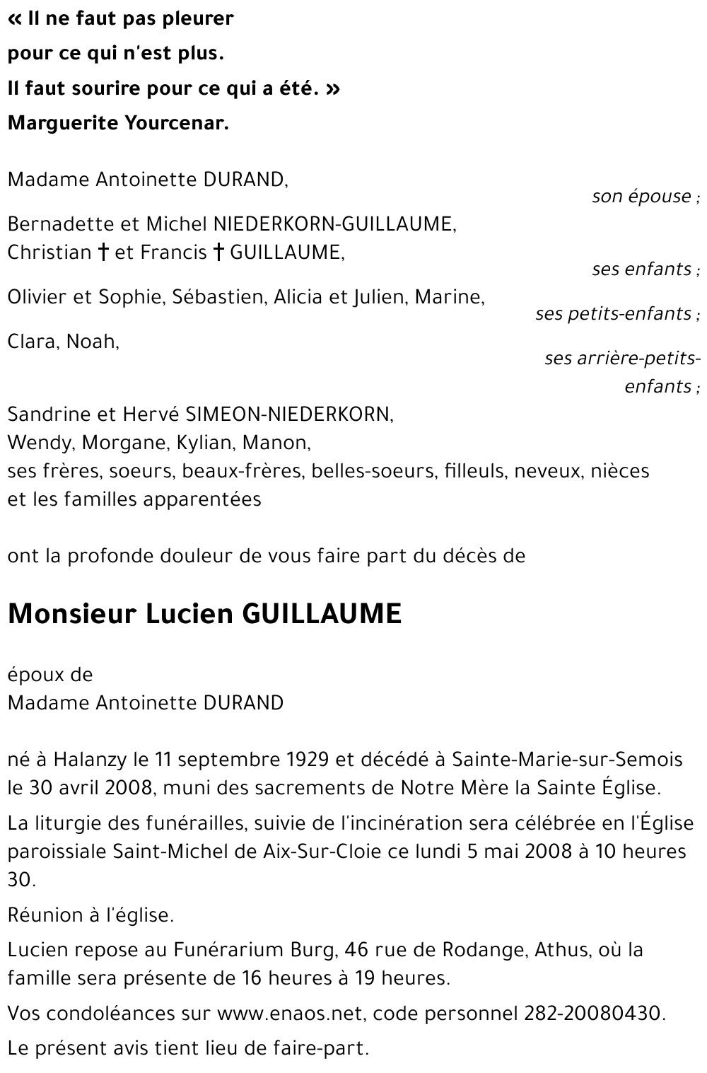 Lucien GUILLAUME