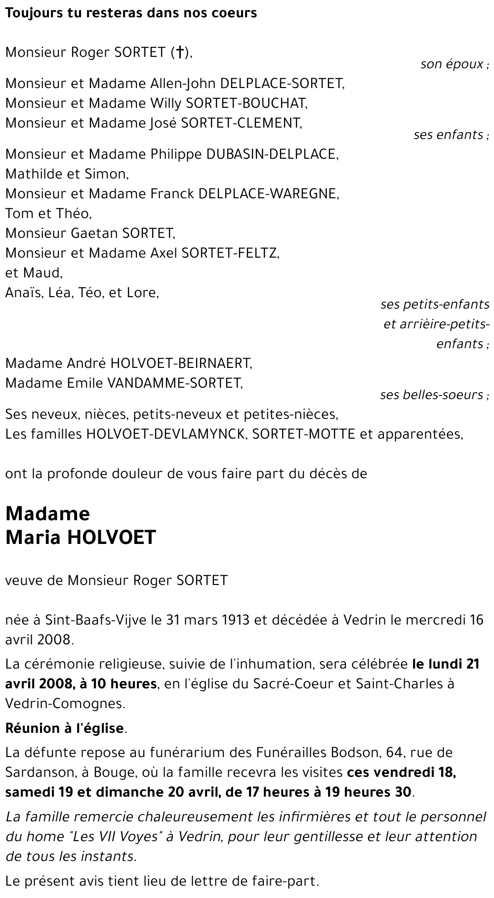 Maria HOLVOET