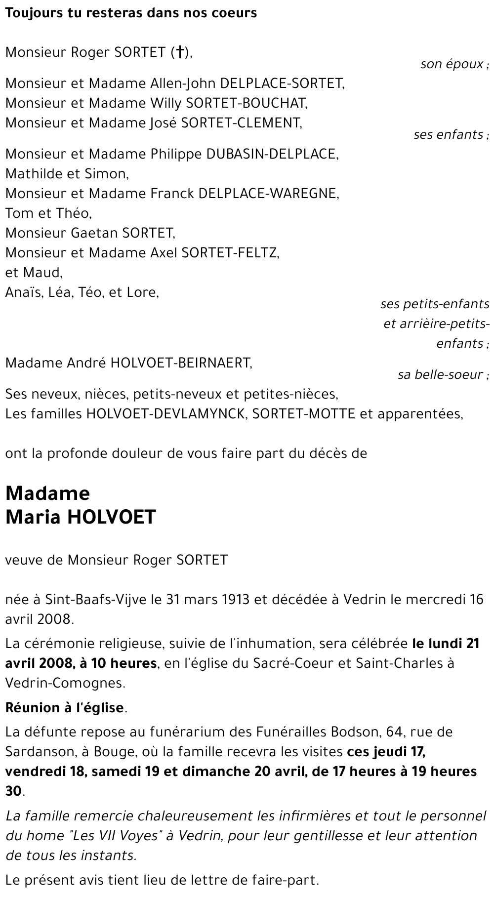 Maria HOLVOET