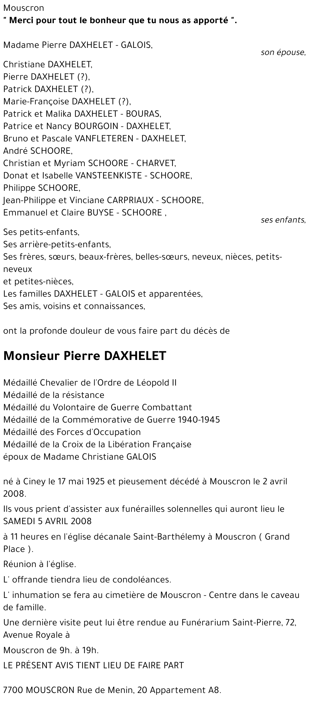 PIERRE DAXHELET