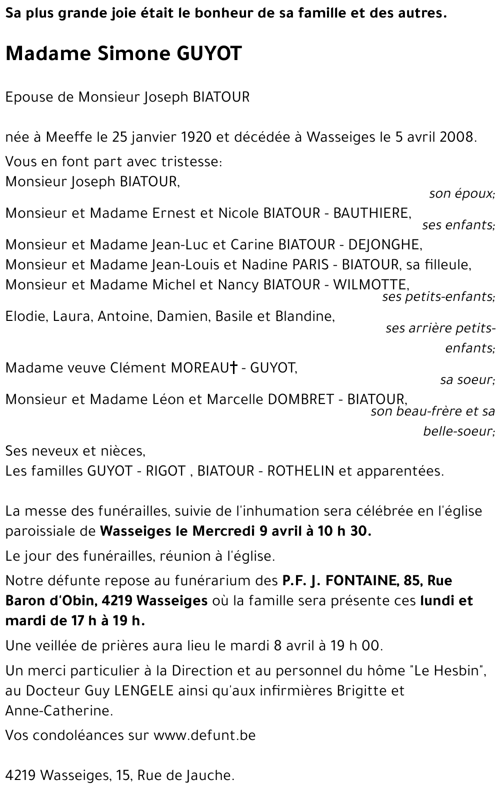 Simone GUYOT