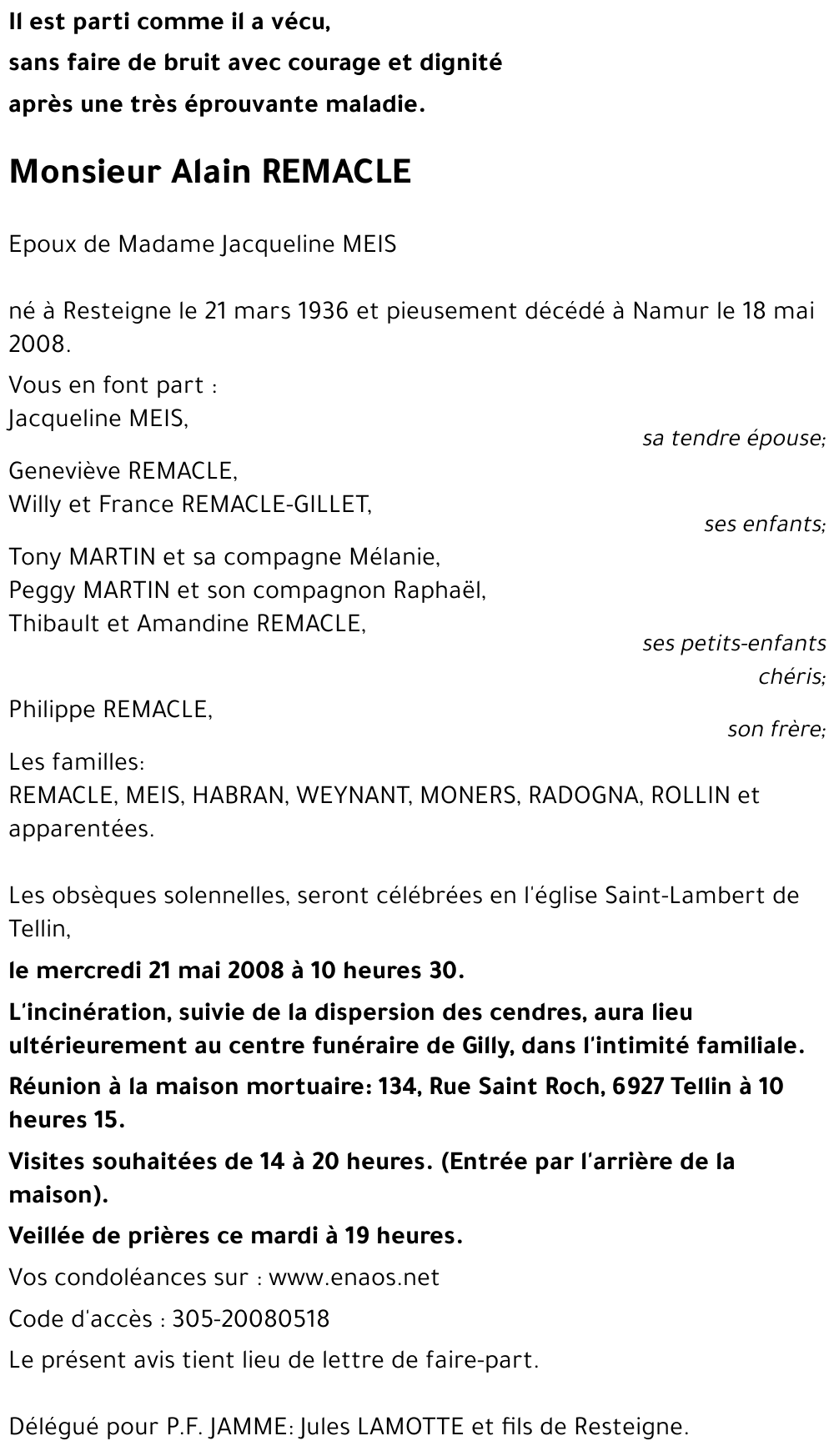 Alain REMACLE