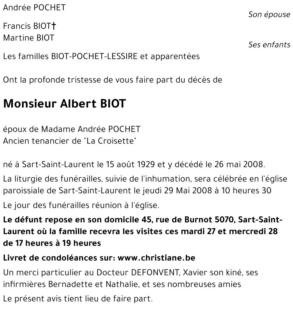Albert BIOT