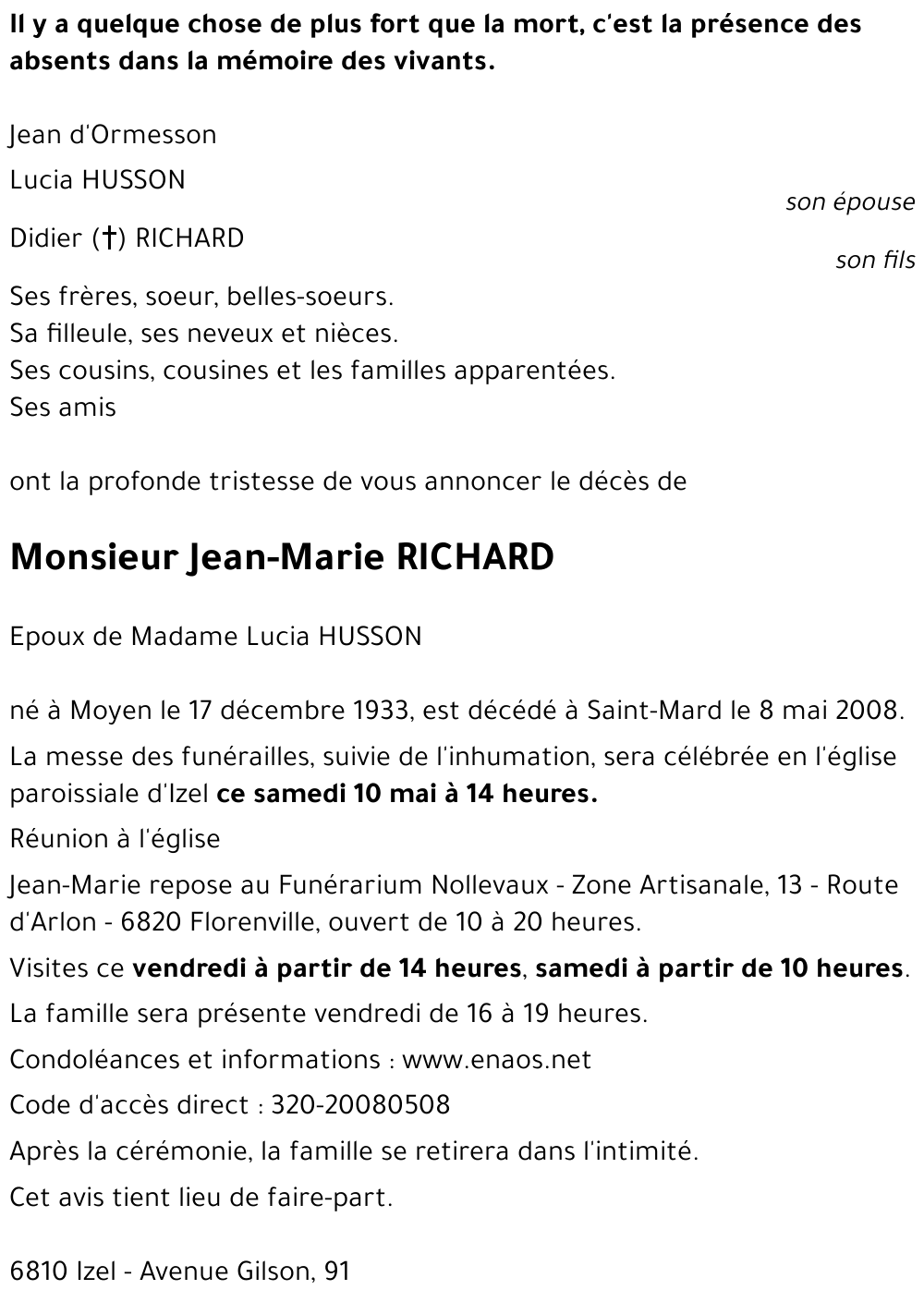 Jean-Marie RICHARD