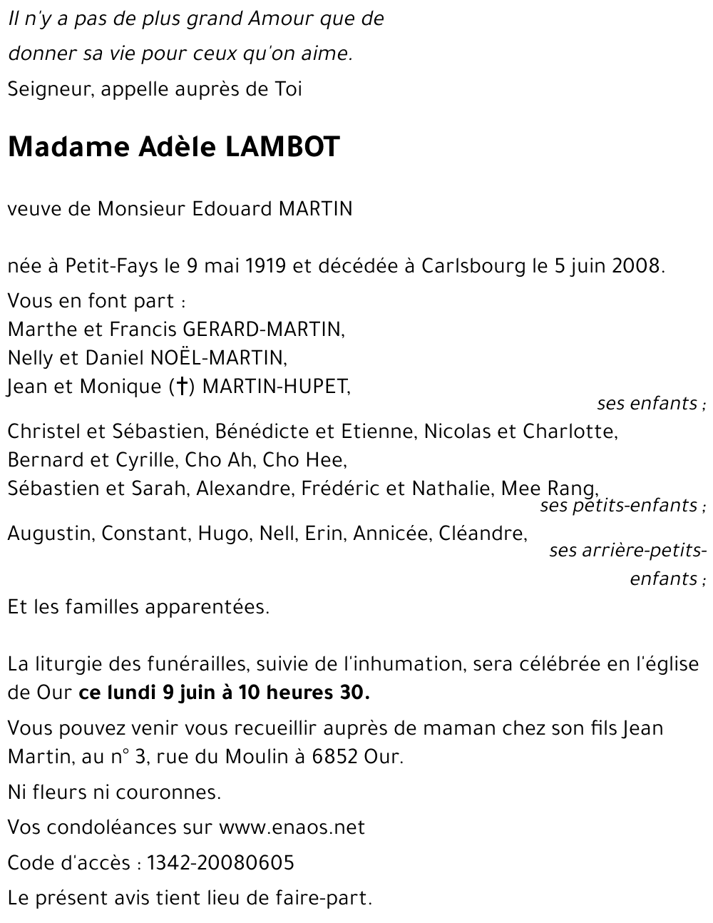 Adèle LAMBOT