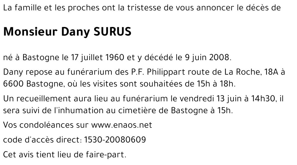 Dany SURUS