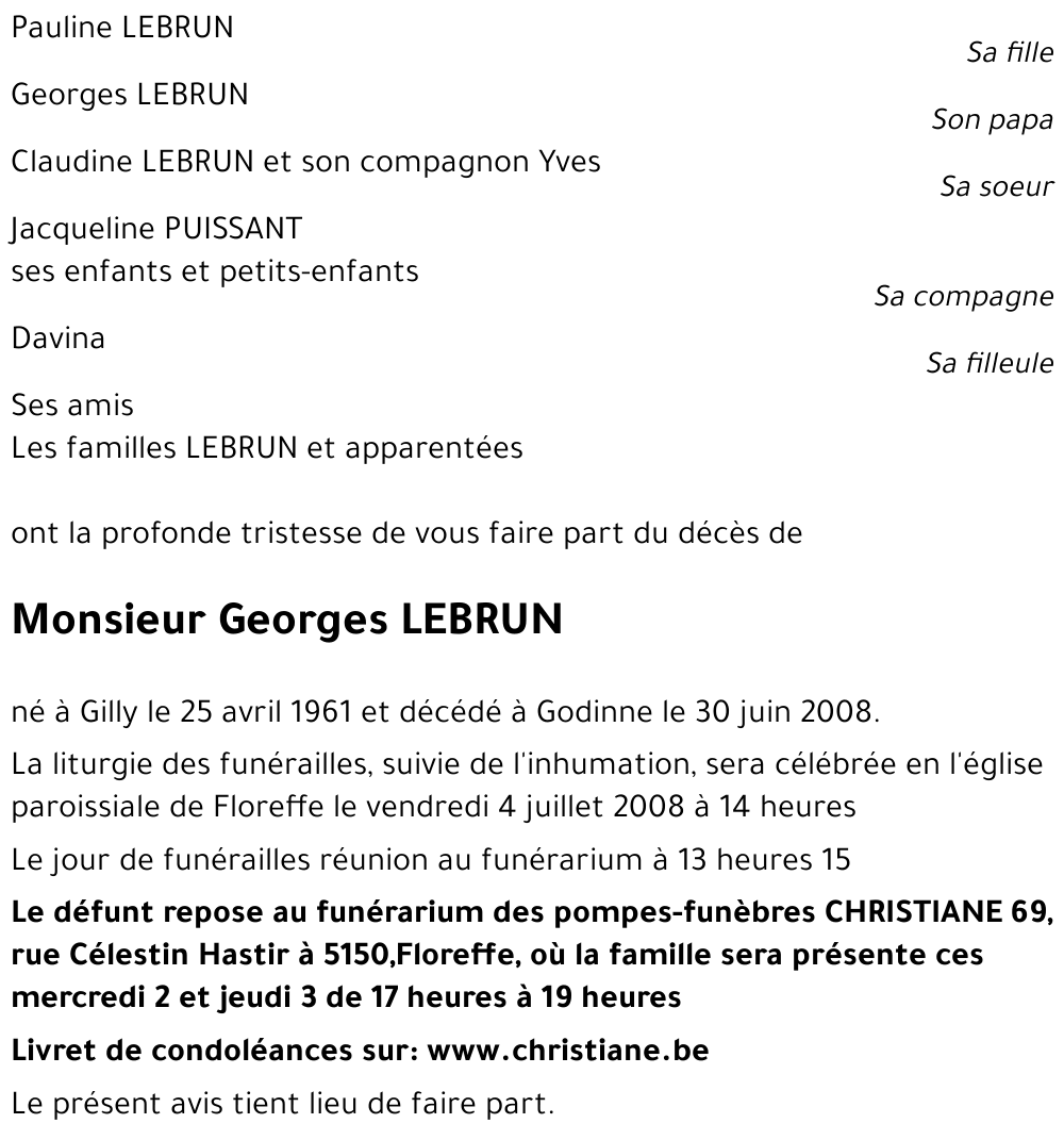 Georges LEBRUN