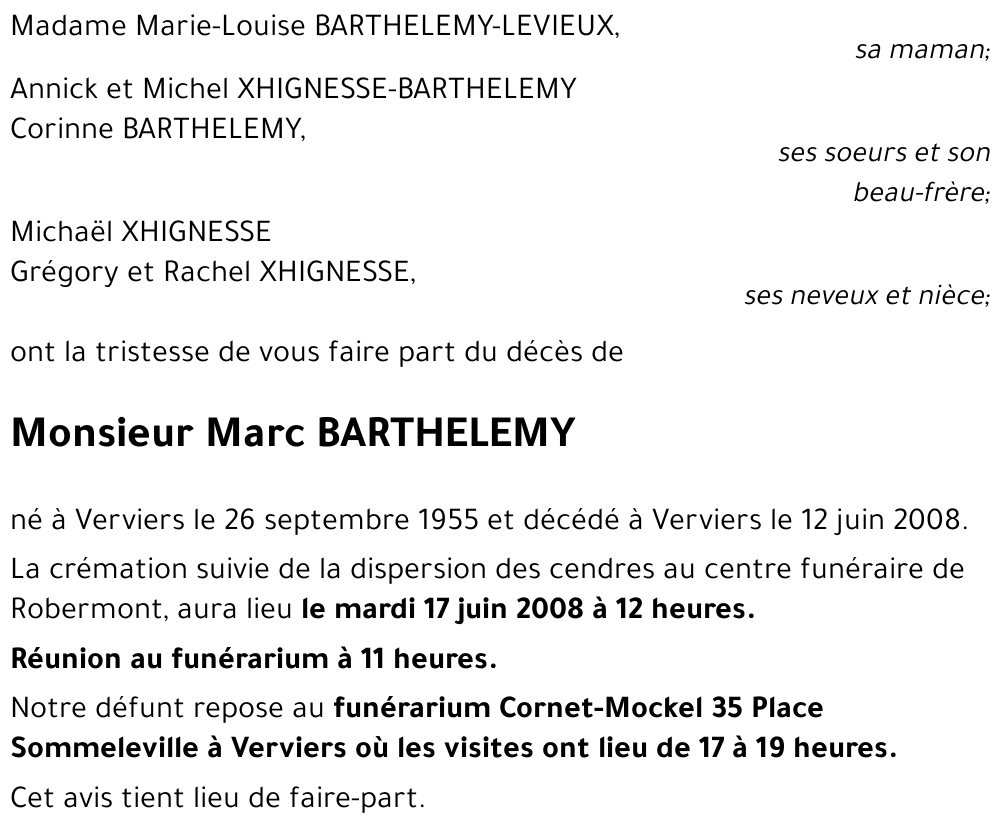 Marc BARTHELEMY