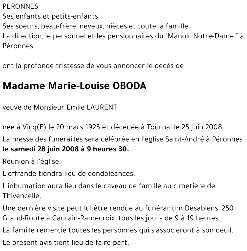 Marie-Louise OBODA