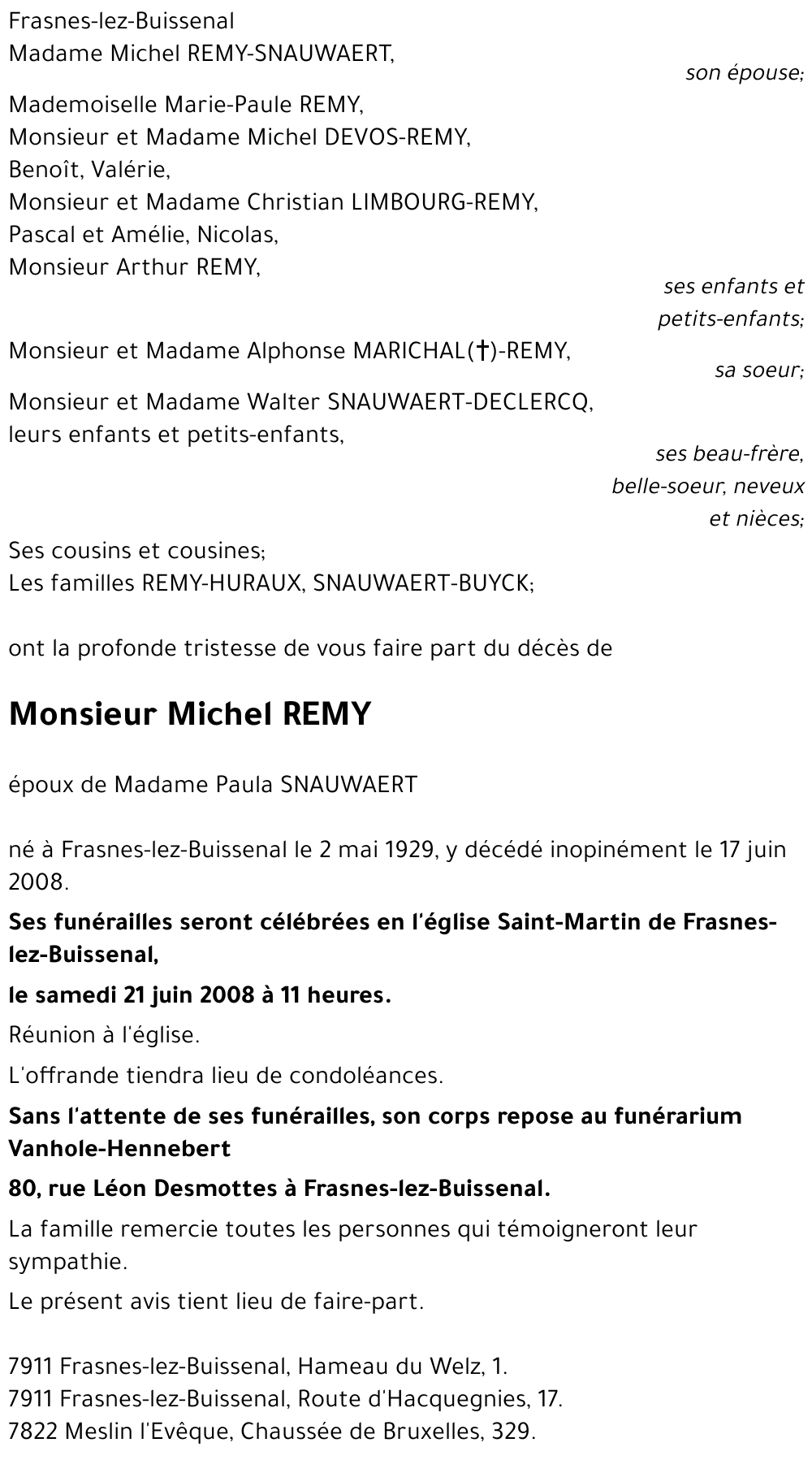 Michel REMY