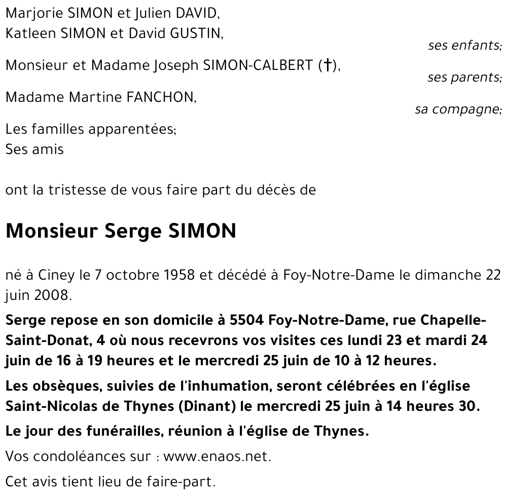 Serge SIMON