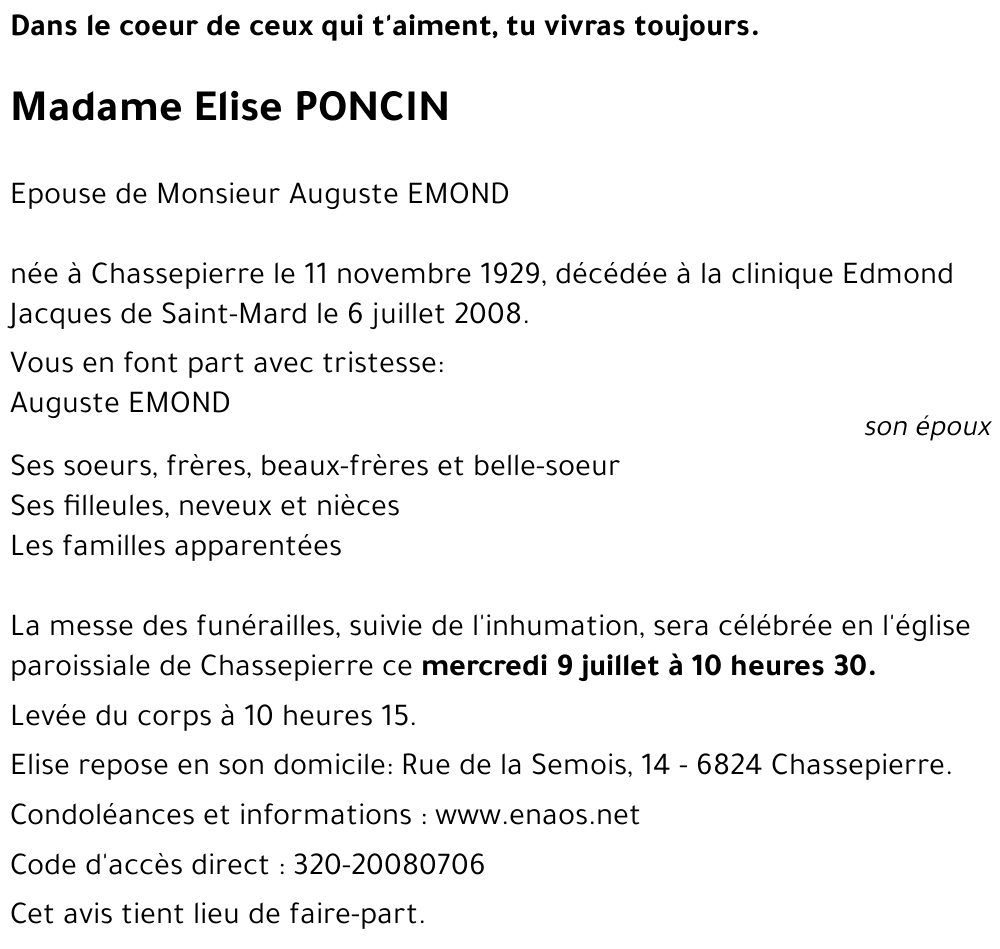 Elise PONCIN