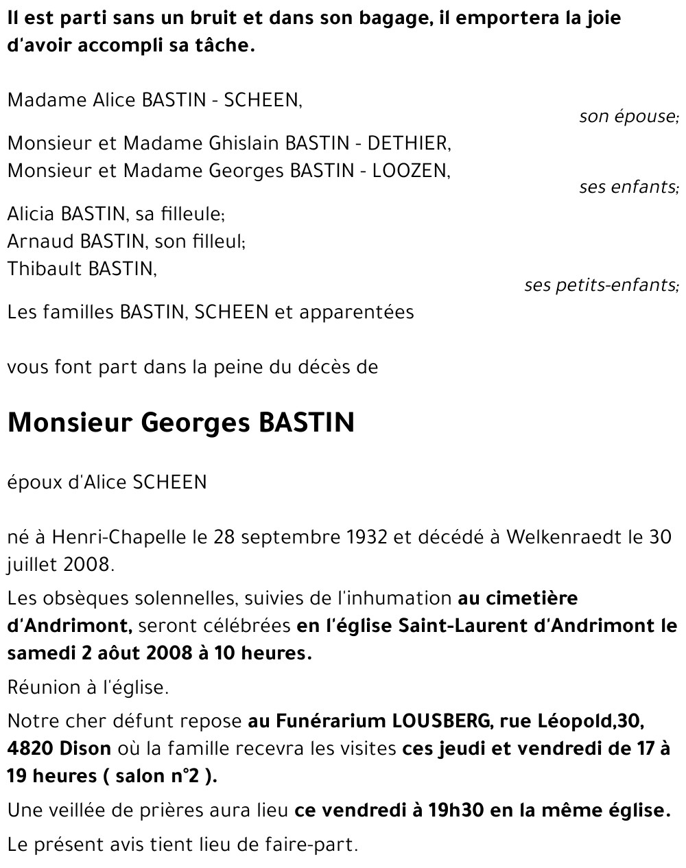 Georges BASTIN