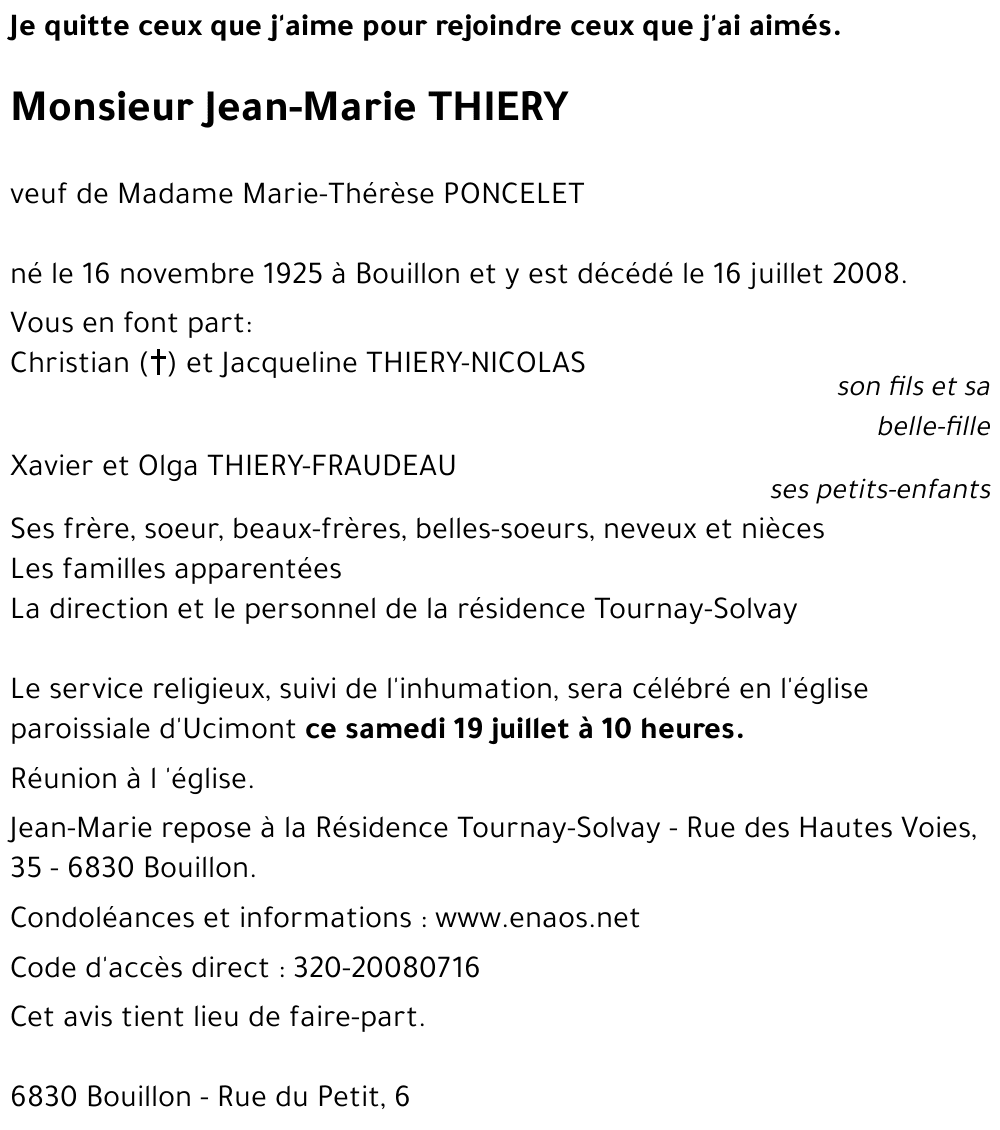 Jean-Marie THIERY