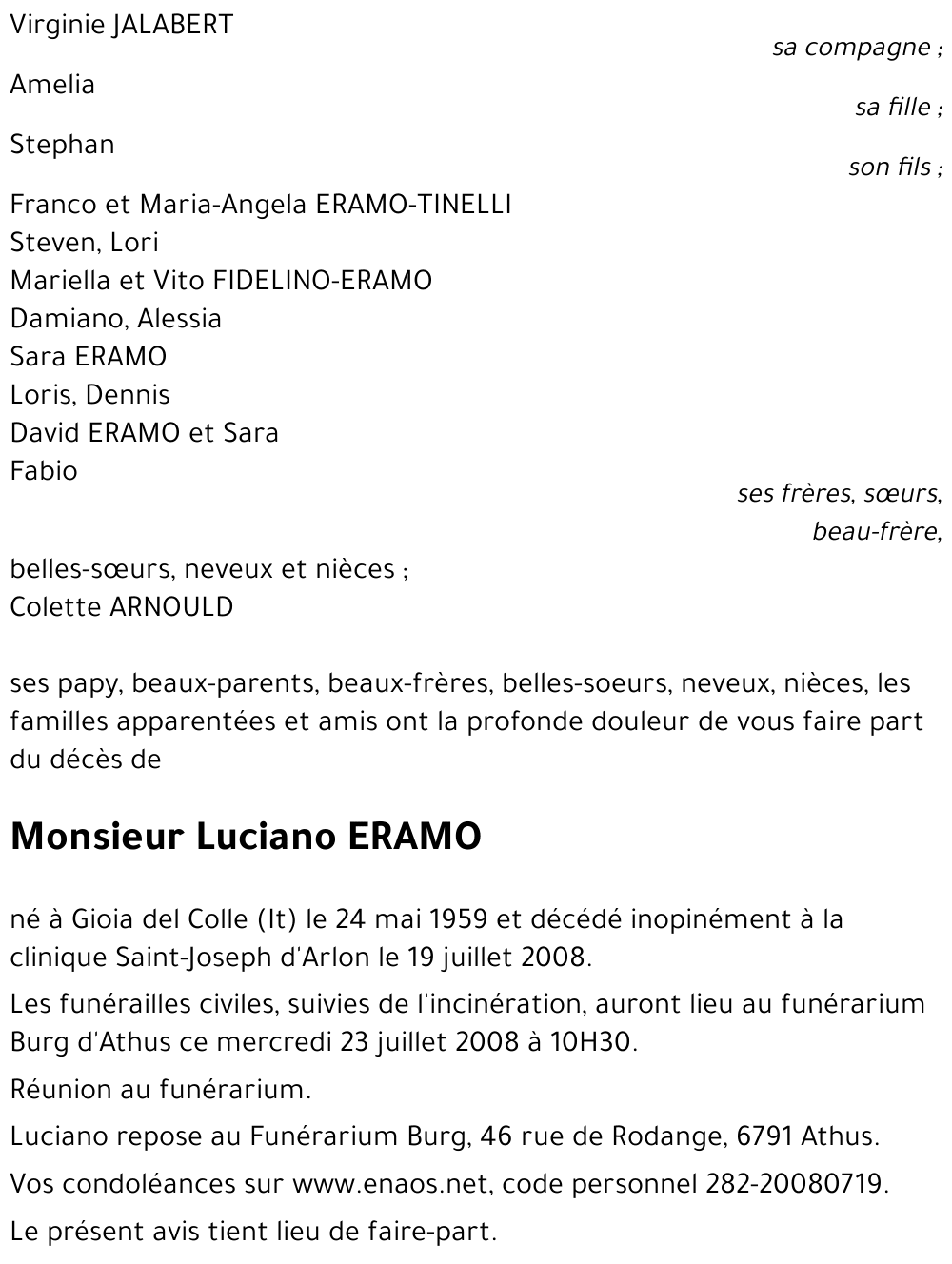 Luciano ERAMO