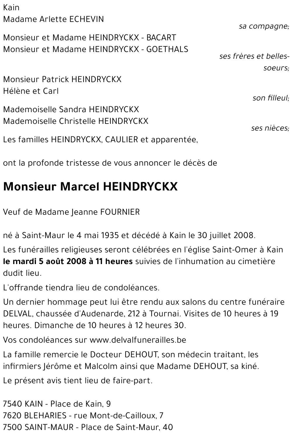 Marcel HEINDRYCKX