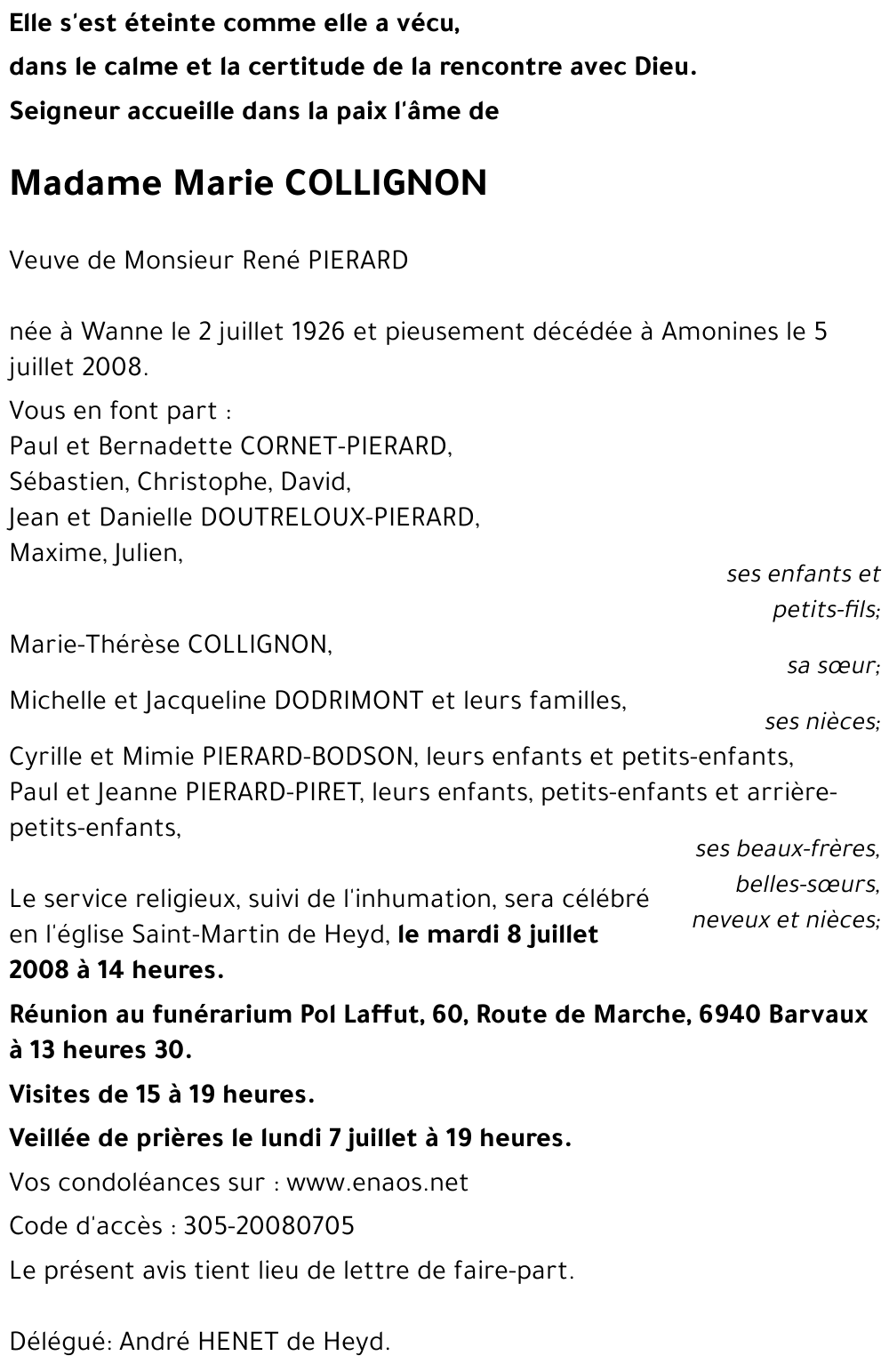 Marie COLLIGNON