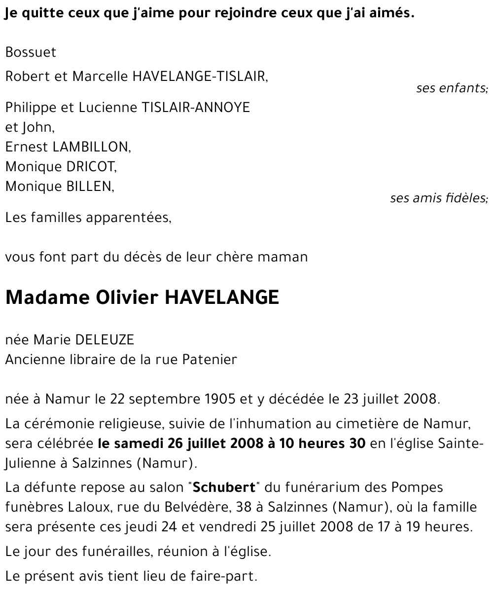 Marie DELEUZE