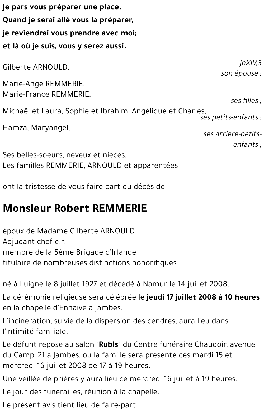 Robert REMMERIE