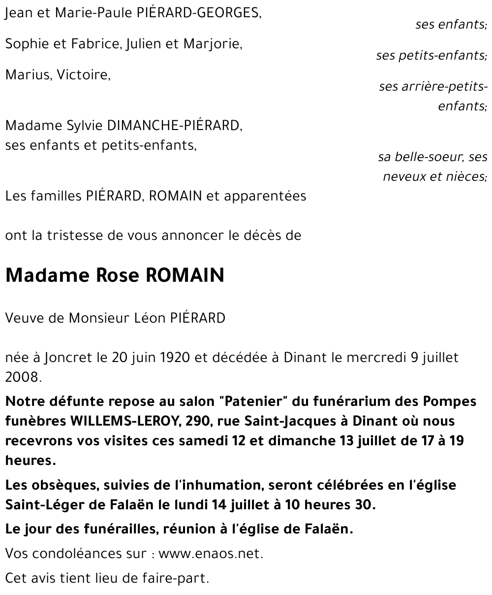 Rose ROMAIN