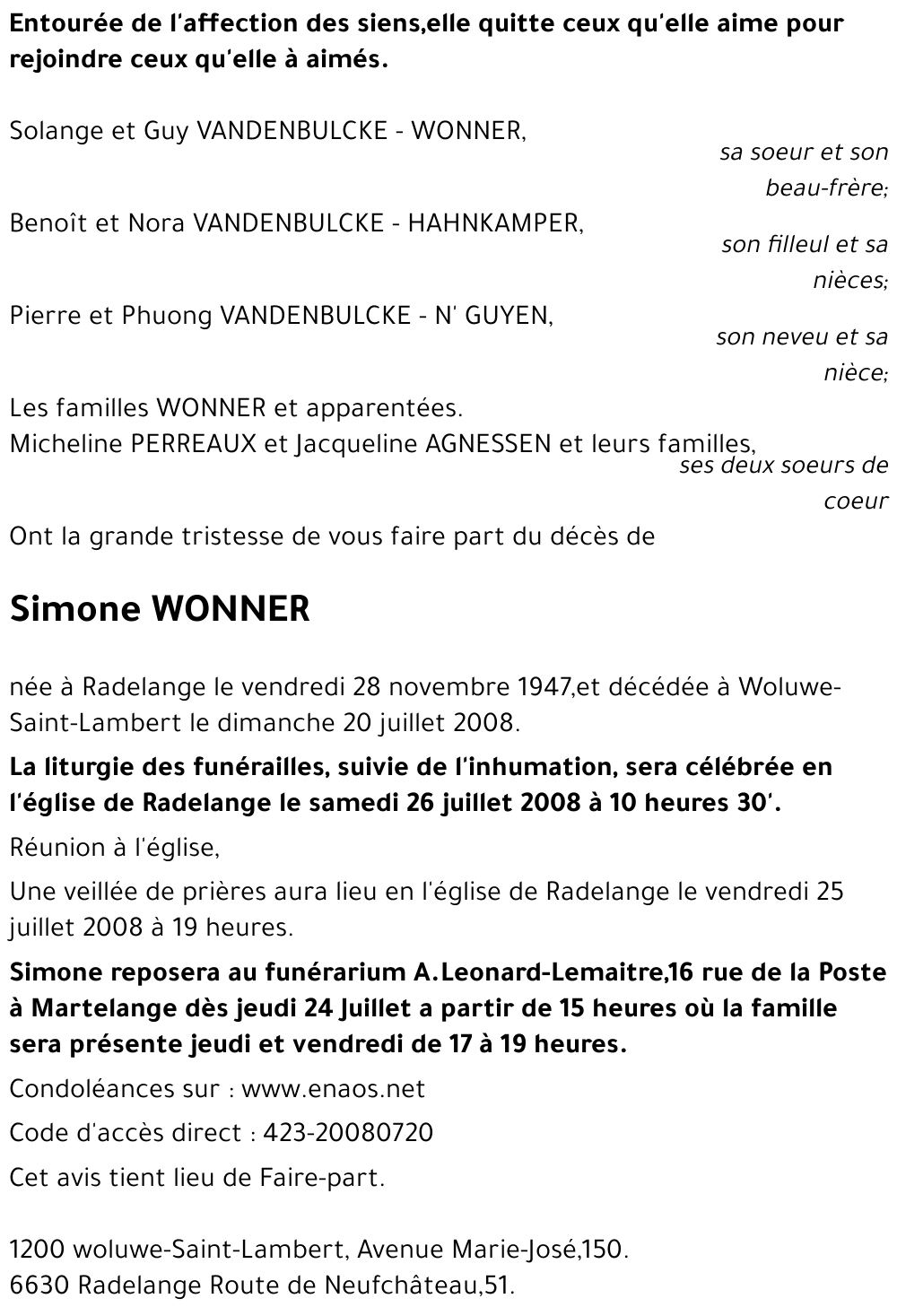 Simone WONNER