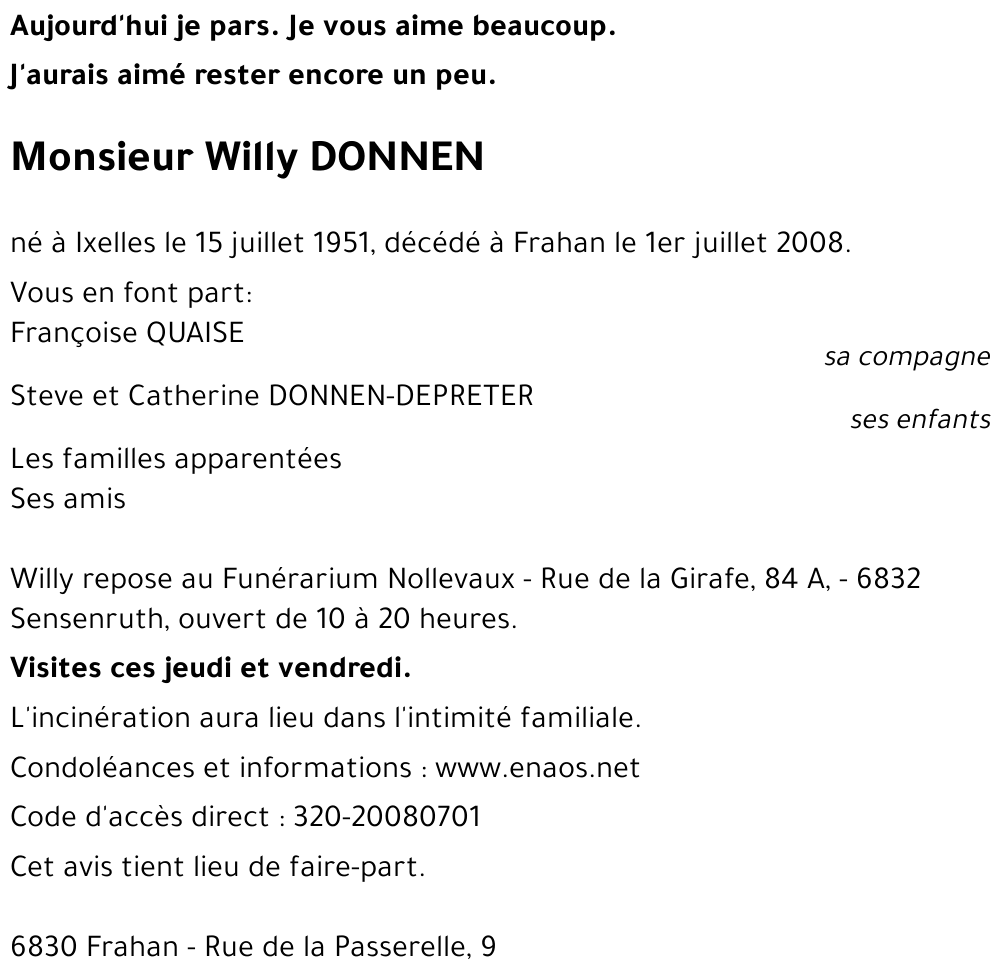 Willy DONNEN