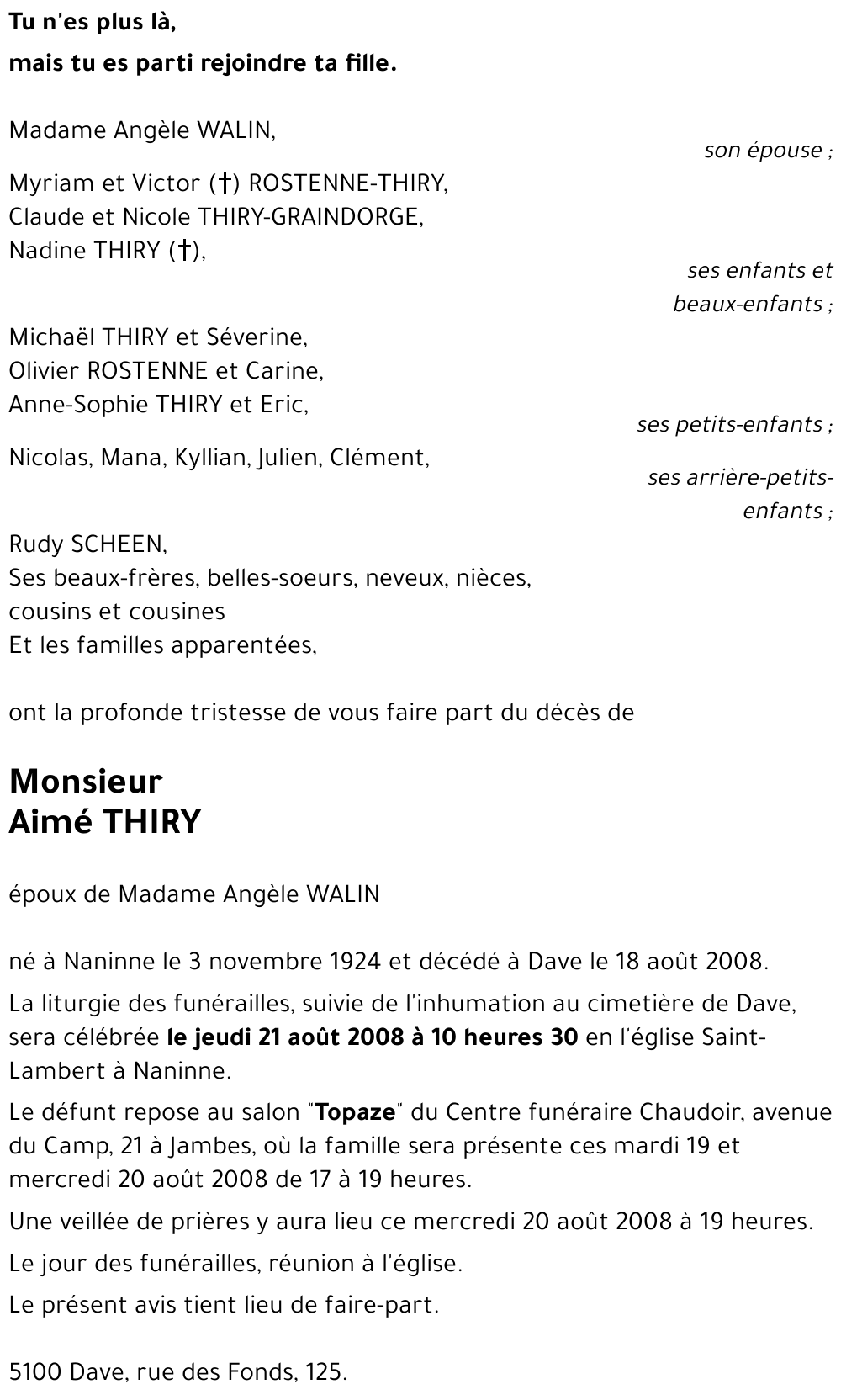 Aimé THIRY