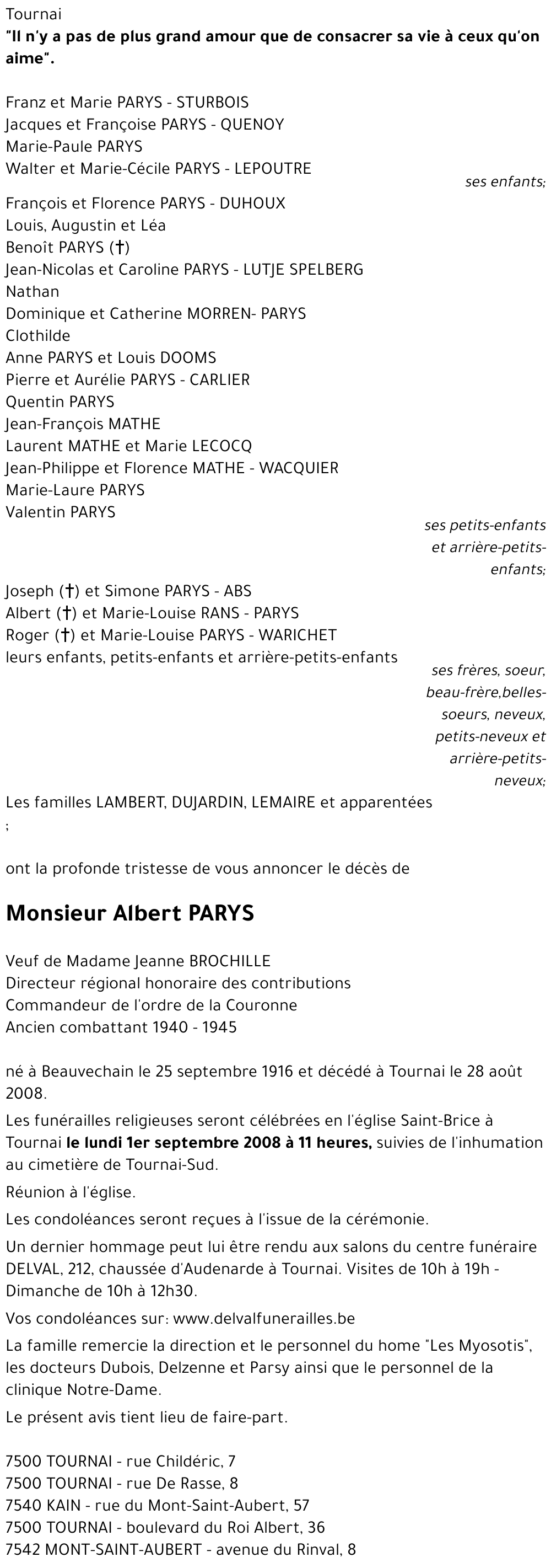 Albert PARYS