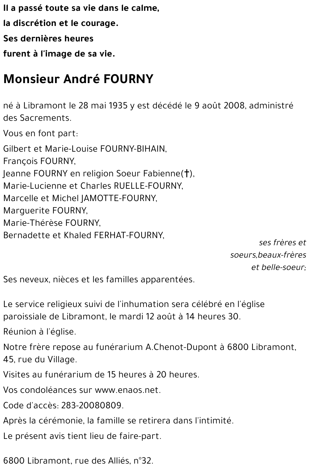 André FOURNY