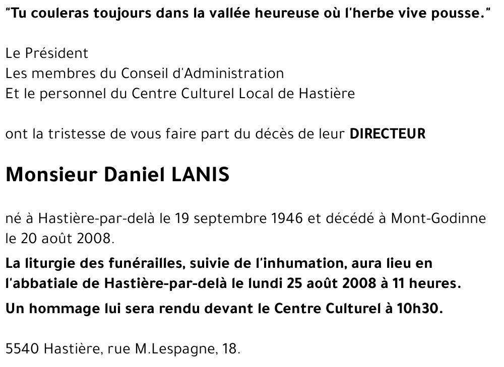 Daniel LANIS