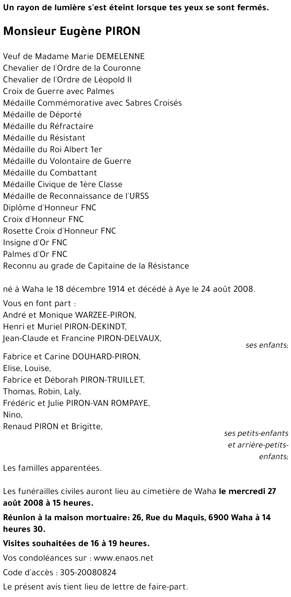 Eugène PIRON