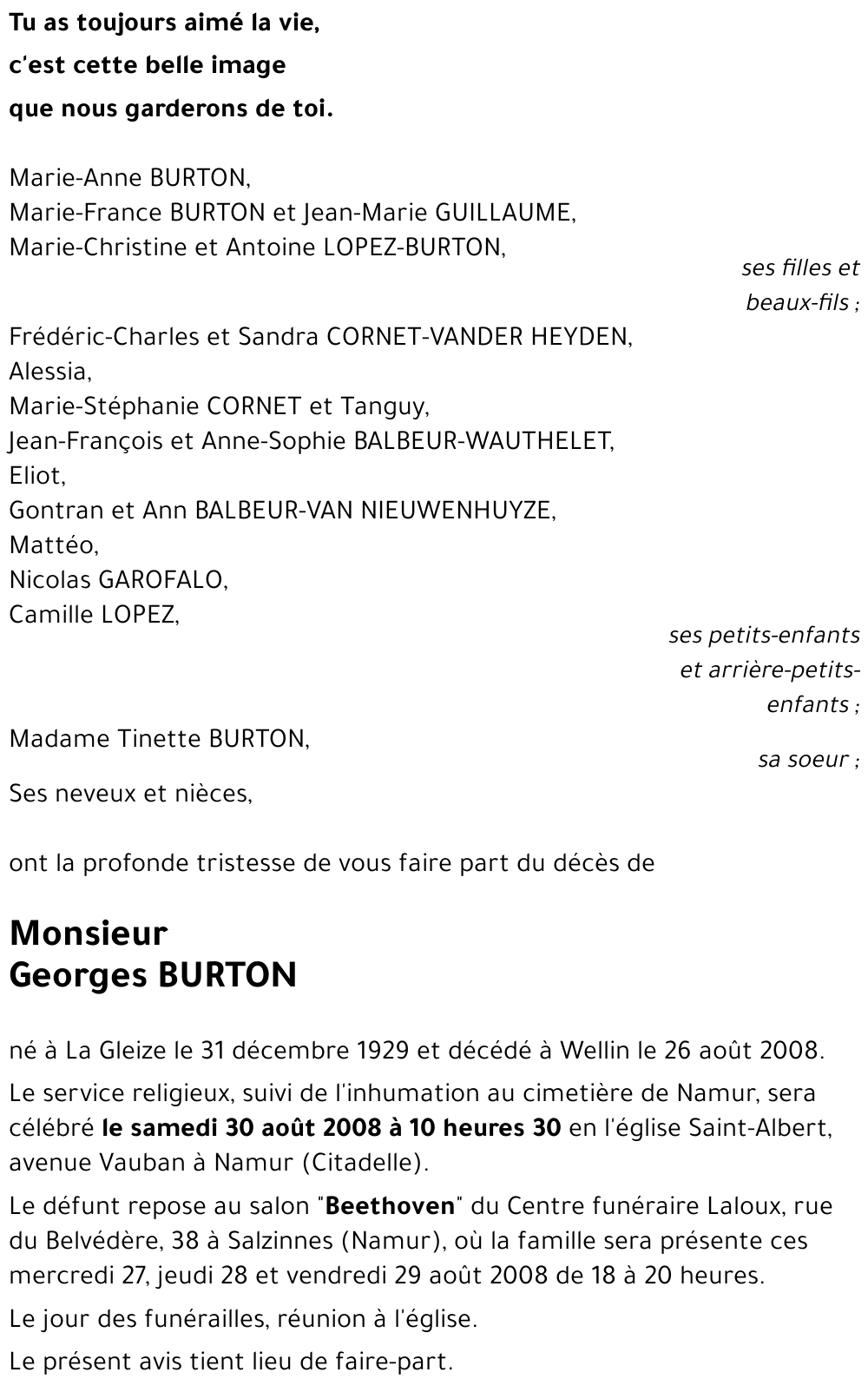 Georges BURTON