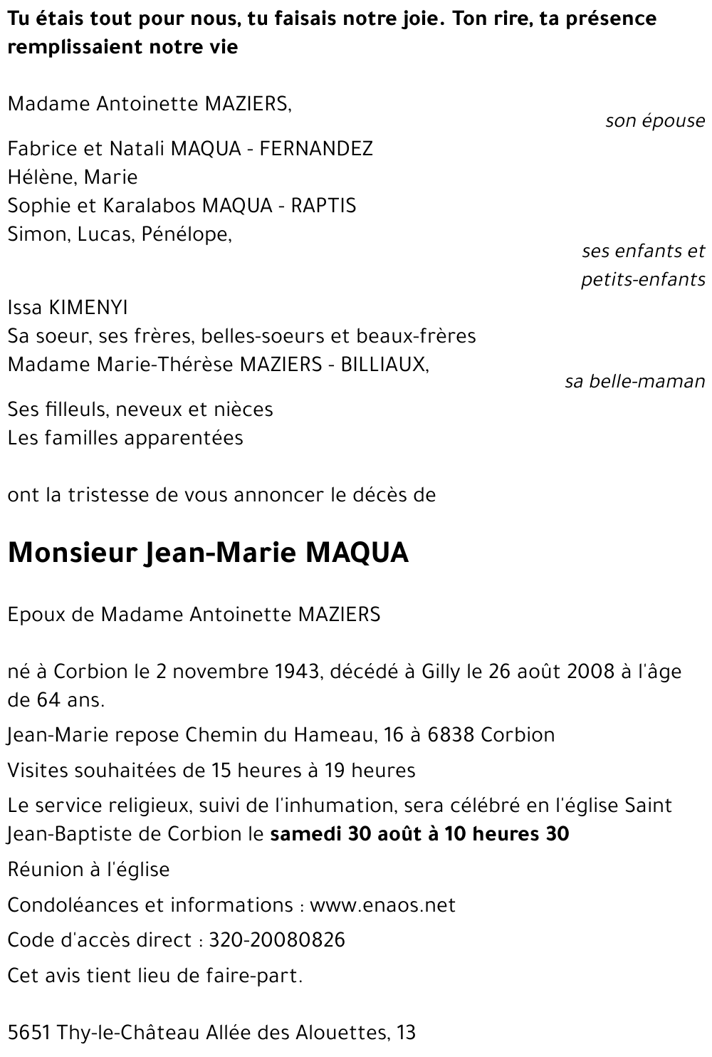 Jean-Marie MAQUA