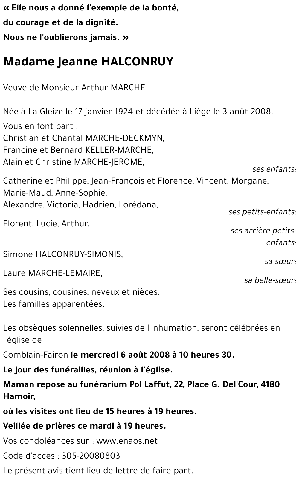 Jeanne HALCONRUY