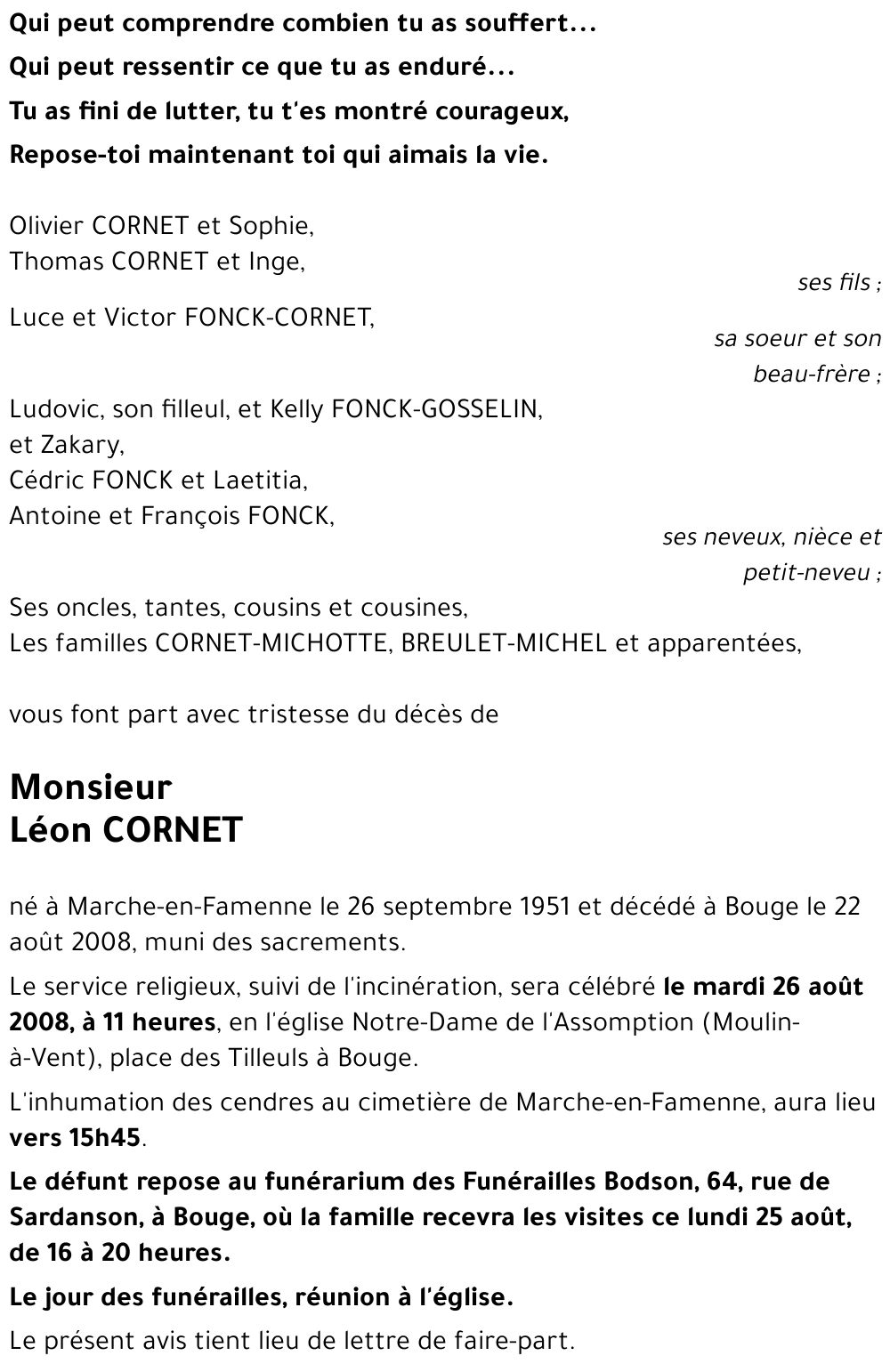Léon CORNET