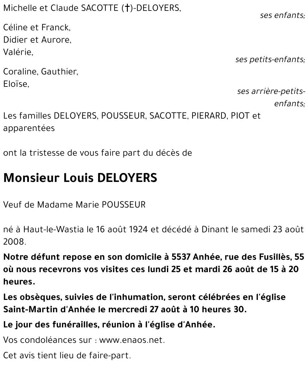 Louis DELOYERS