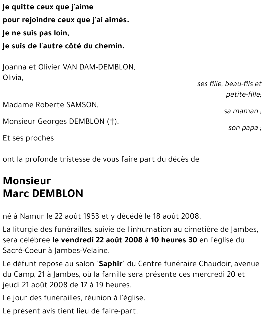 Marc DEMBLON