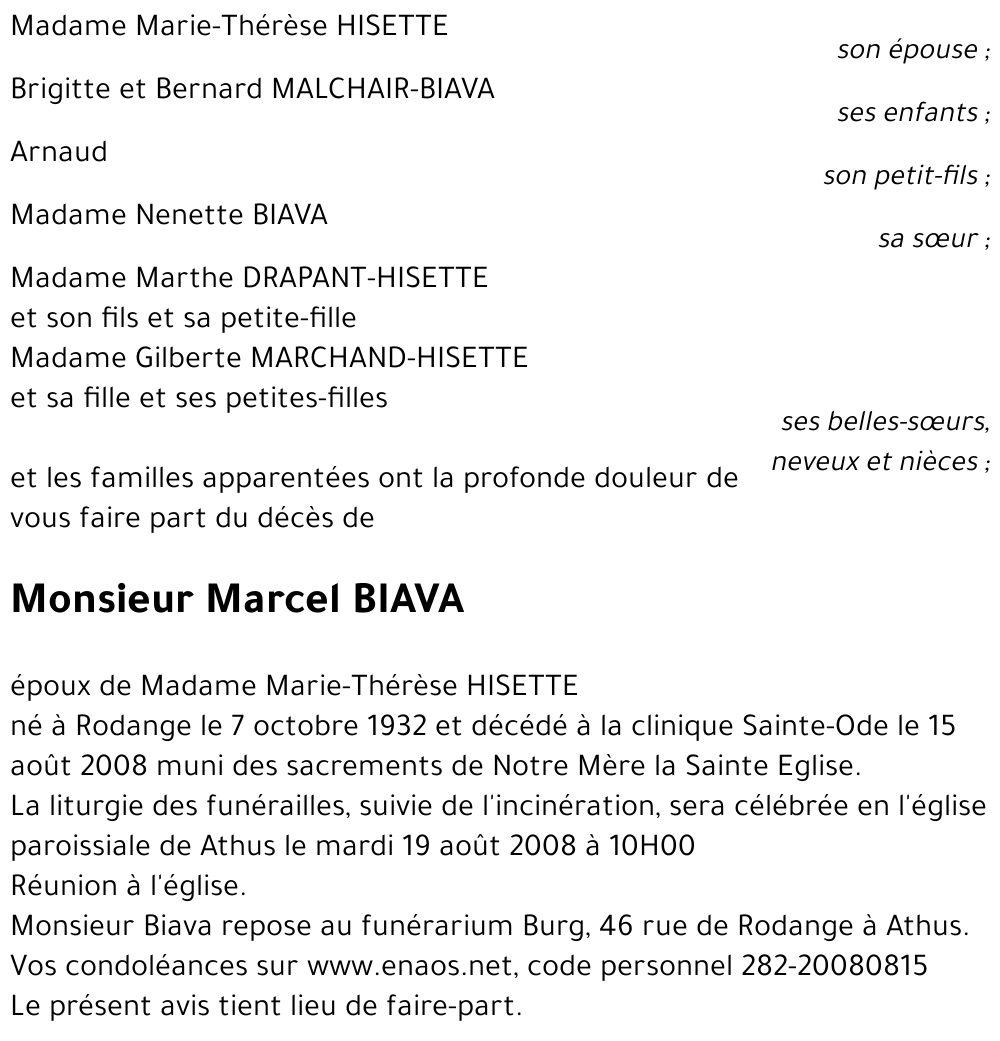 Marcel BIAVA