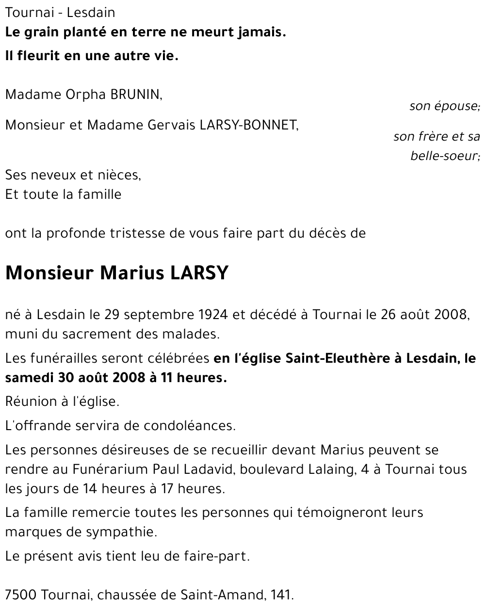 Marius LARSY