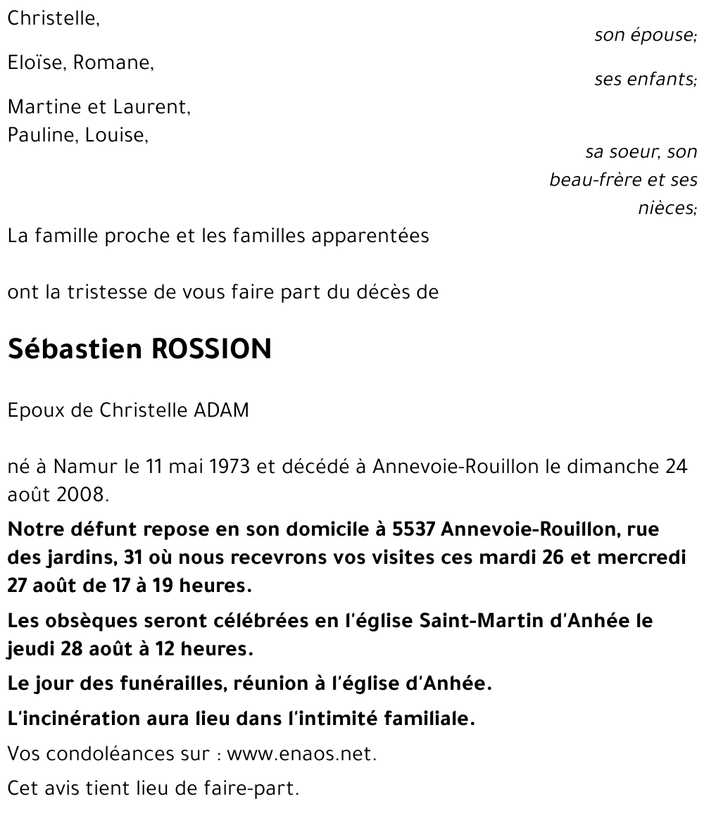 Sébastien ROSSION