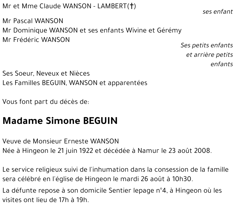 Simone BEGUIN