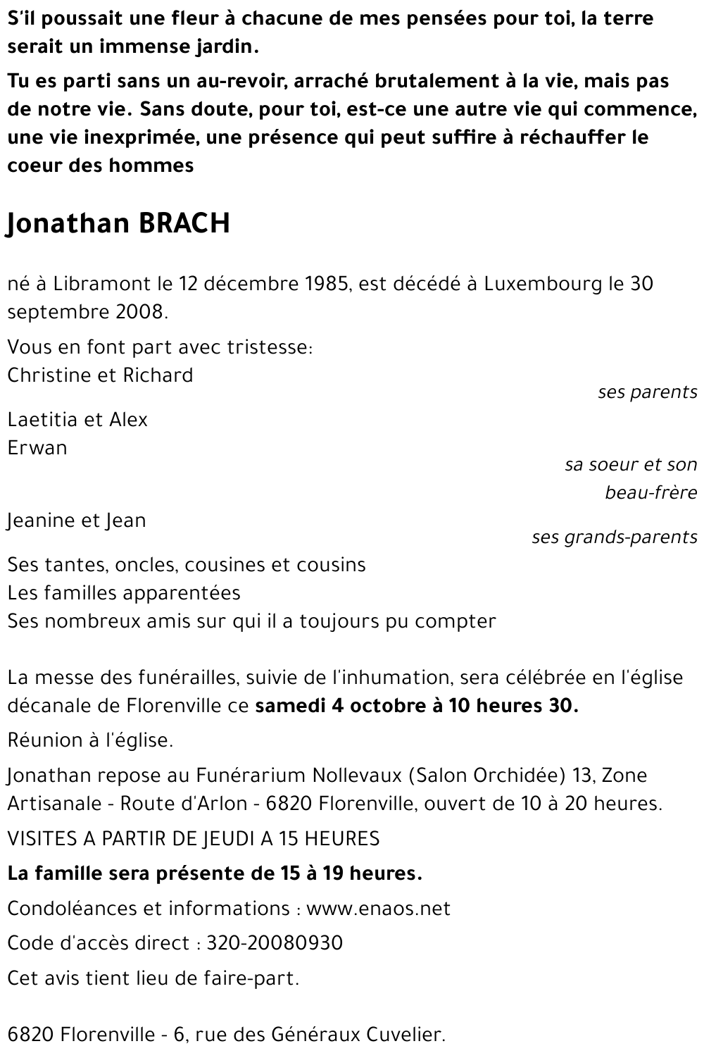 Jonathan BRACH